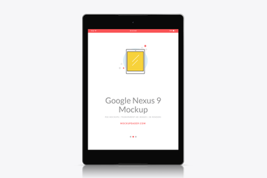 Google Nexus 9 Mockup