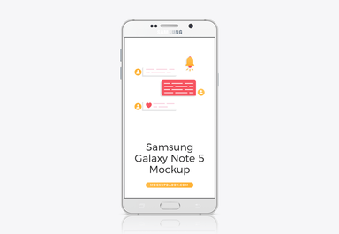 Samsung Galaxy Note 5 Mockups - All Colours