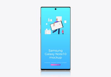 Samsung Galaxy Note10 Mockup
