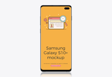 Samsung Galaxy S10 Plus Mockups - All Colours