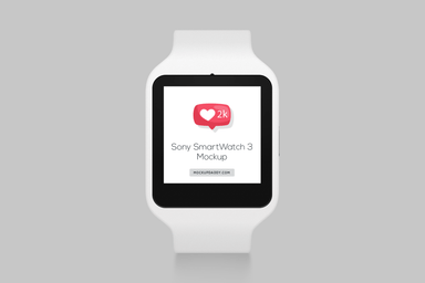 Sony Smart Watch 3 Psd Mockup