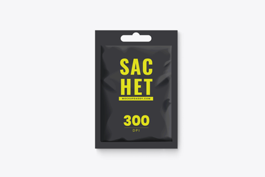 Sachet with Hanger Mockup