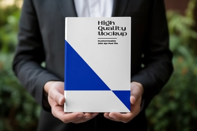 Advocate Shows Hardcover Book Mockup