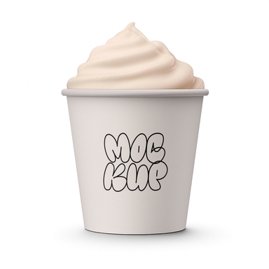 Ice Cream Cup Mockup Generator