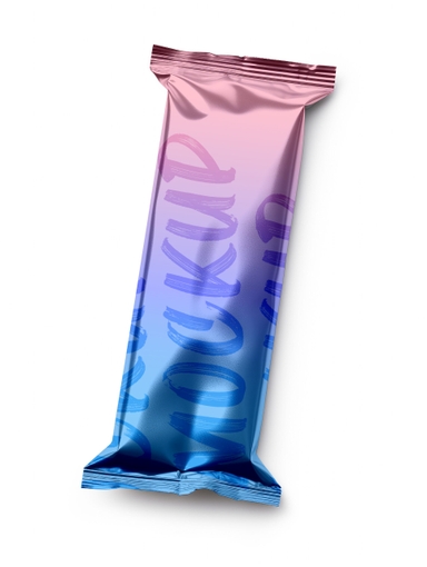 Plastic Chocolate Wrapper Mockup