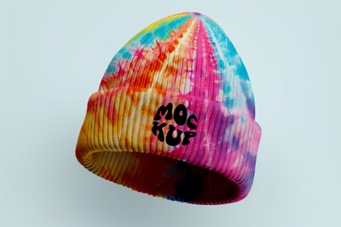 Floating Beanie Winter Cap Mockup