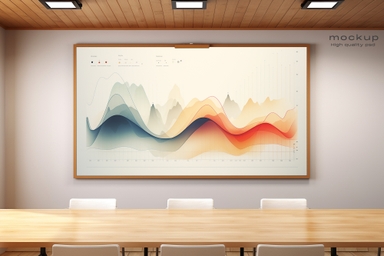 Large LED Display Mockup for Conference