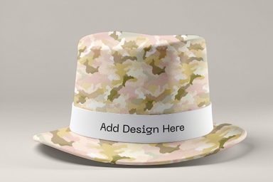 Stingy Snap Brim Fedora Hat Mockup