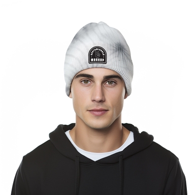 Man Wearing Beanie Mockup