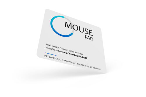 Square Mouse Pad Mockup Free