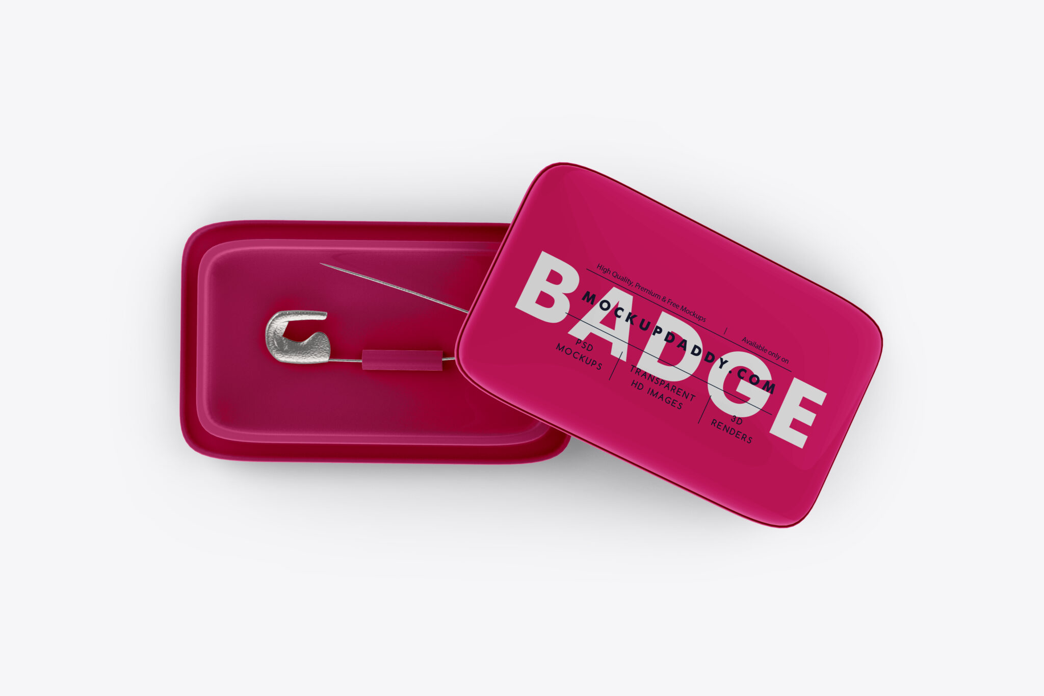 Rectangle Badge Mockup Free Mockup Daddy