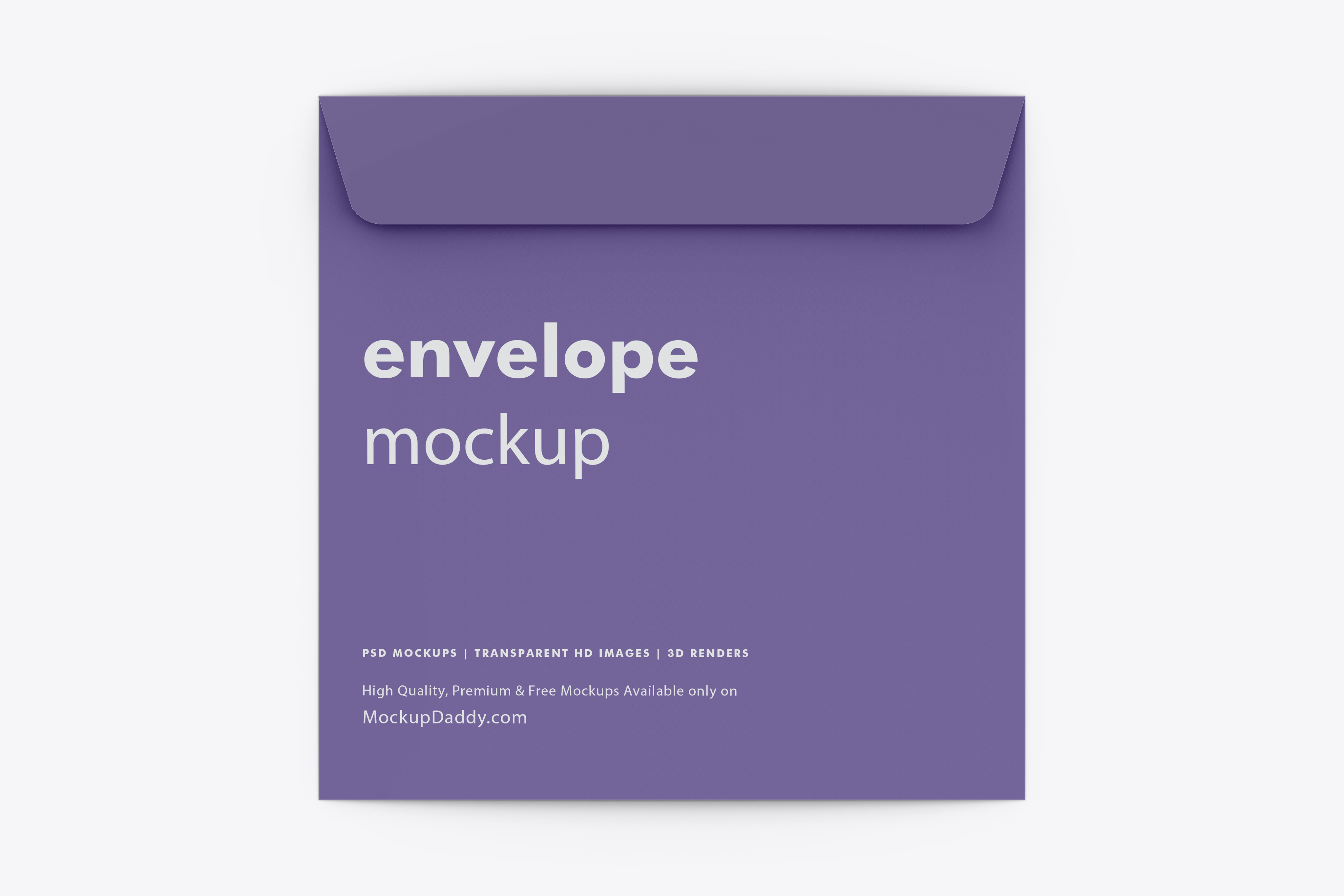 Download Free Square Envelope Mockup - Mockup Daddy