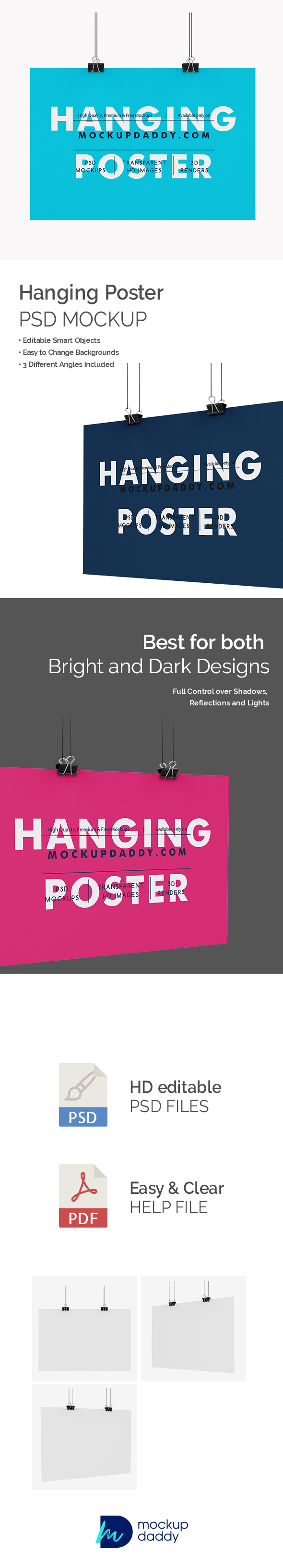 Hanging Poster Mockup