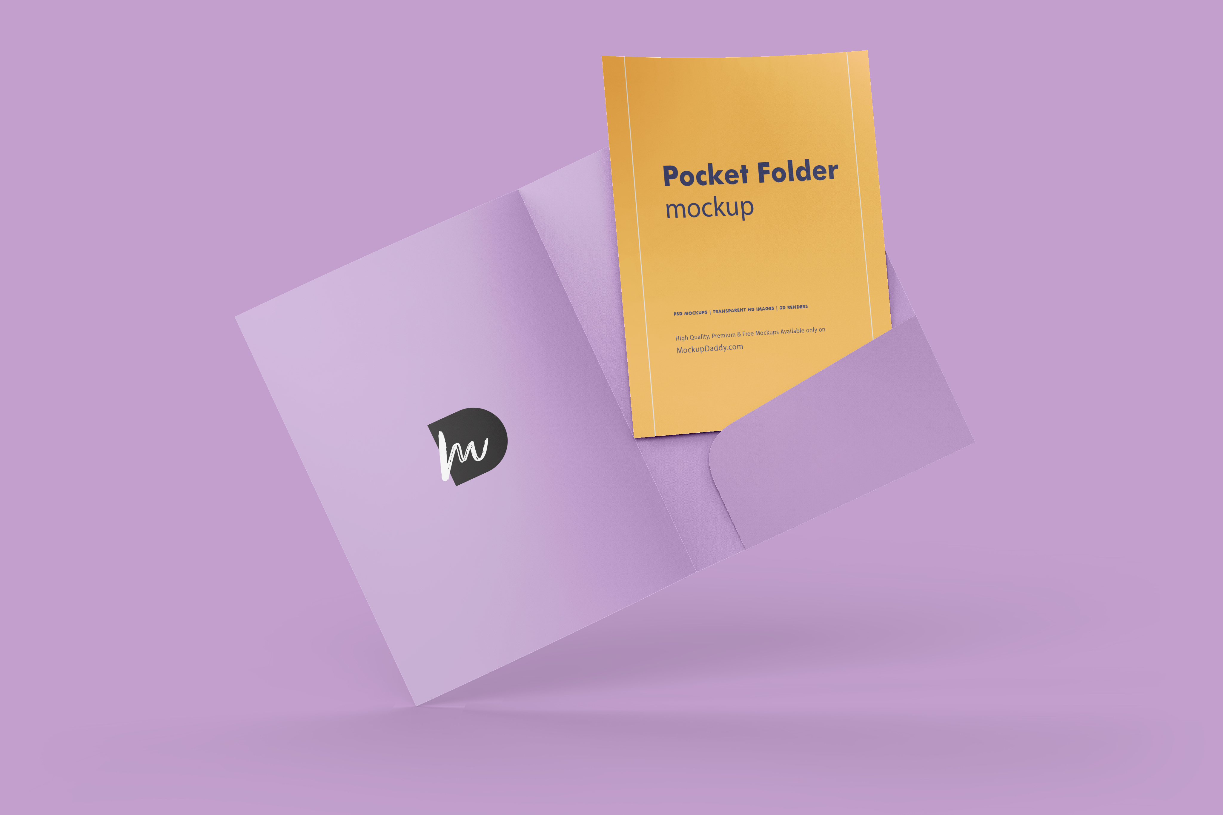 Download Free Pocket Folder Mockup Mockup Daddy