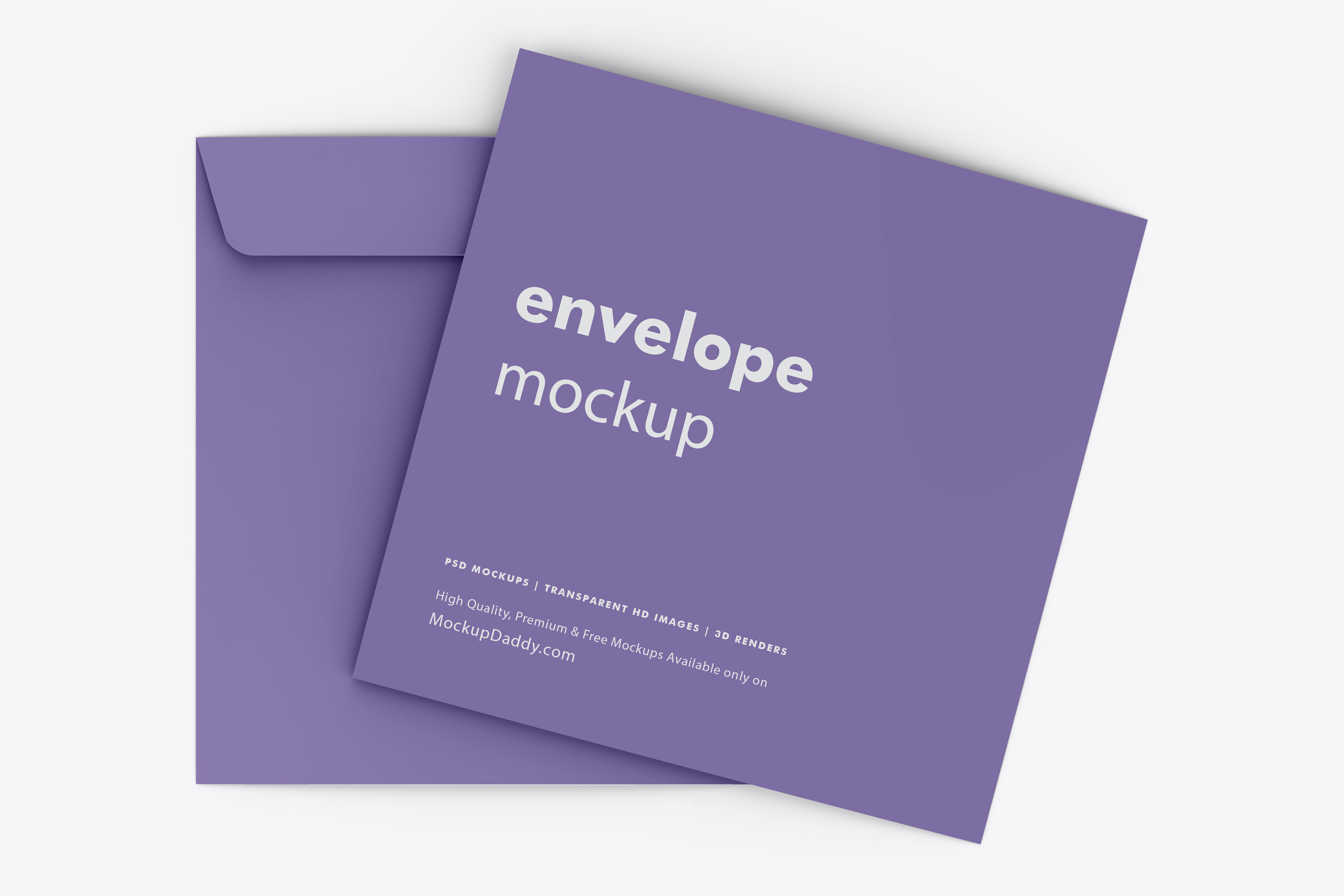 Download Free Square Envelope Mockup Mockup Daddy