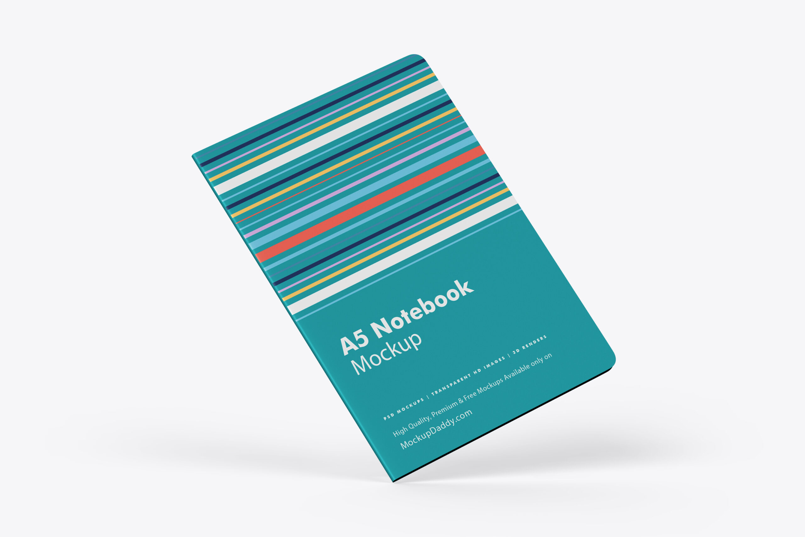 A5 Size Notebook Mockup - Mockup Daddy