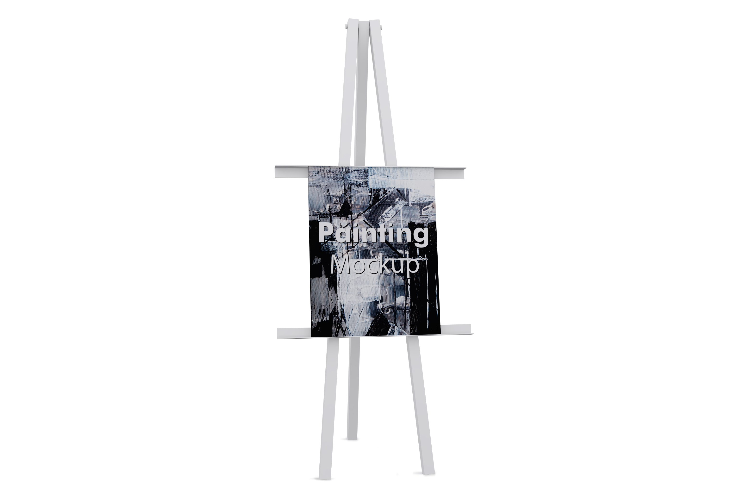 Download Painting Canvas 36x48 Portrait Mockup - Mockup Daddy