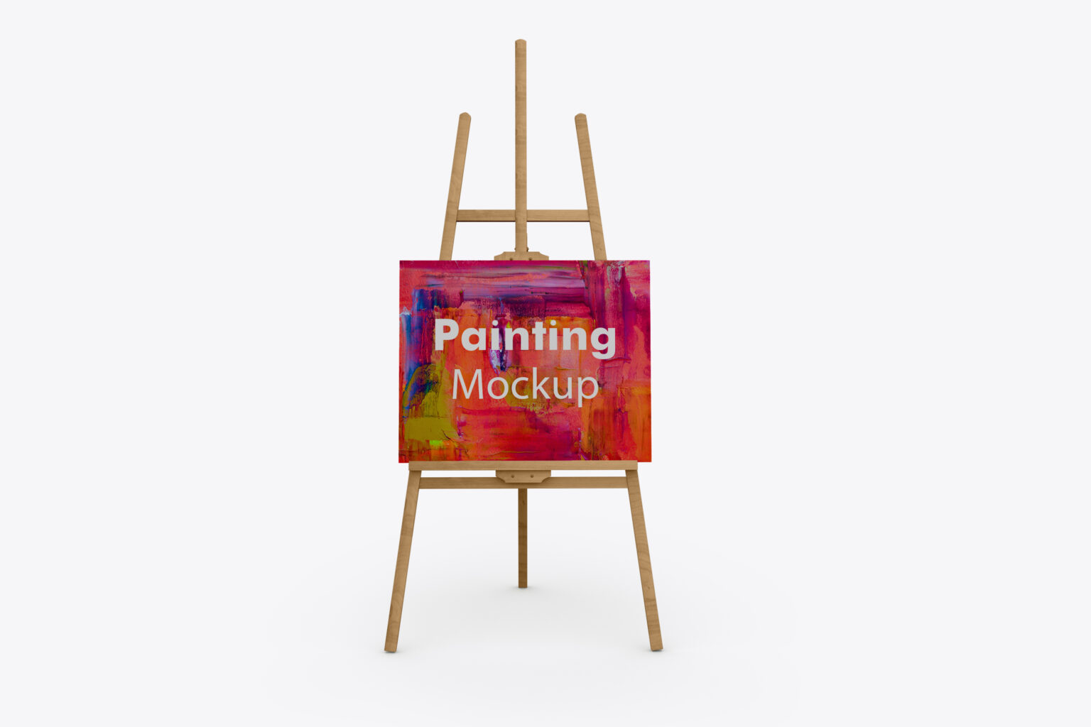 Painting Canvas 48x60 Landscape Mockup Mockup Daddy