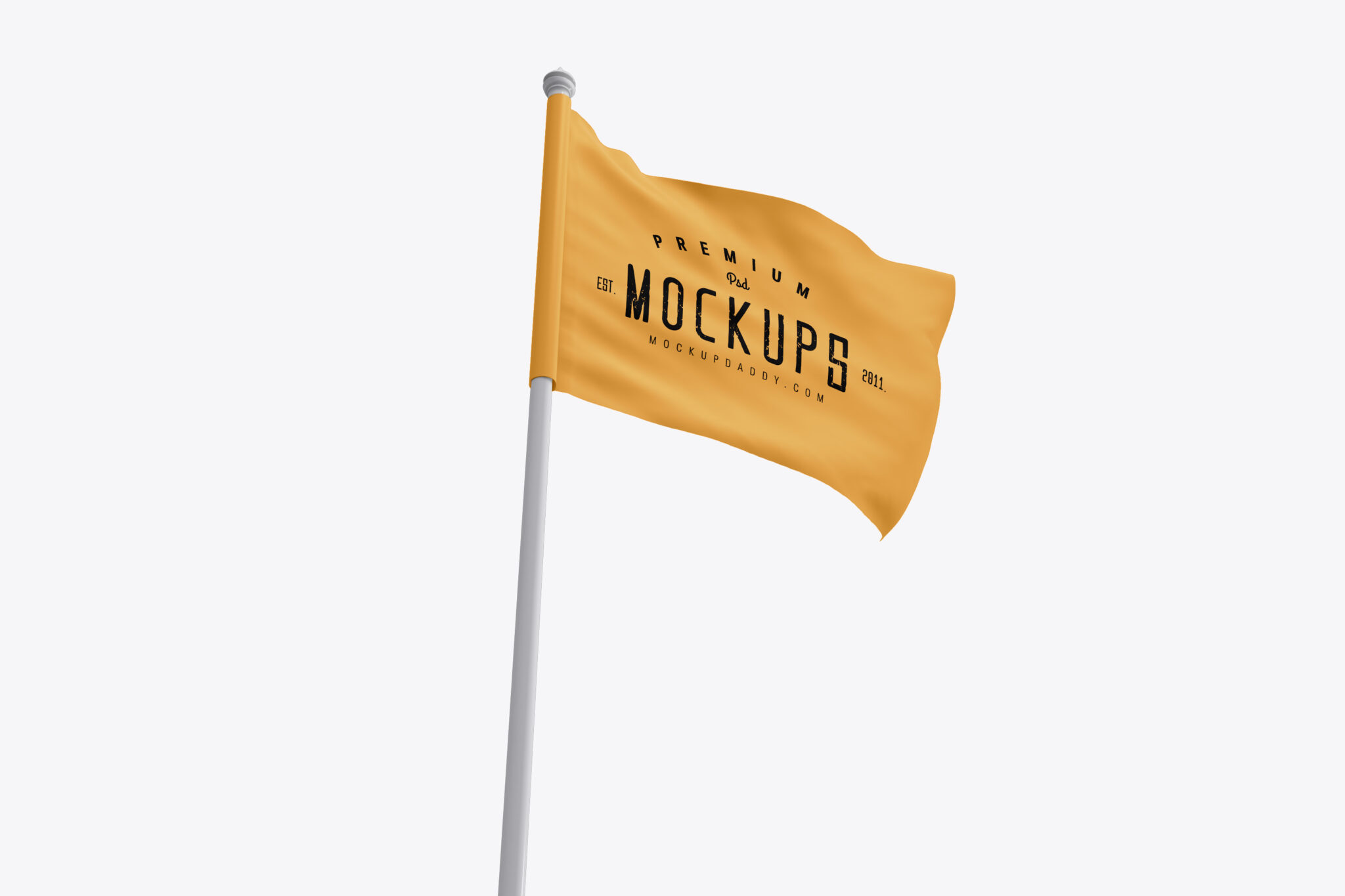 Flag Psd Mockup - Mockup Daddy