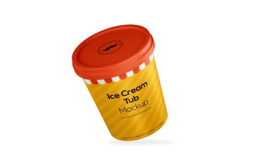 Ice Cream Packaging Mockup Psd Download