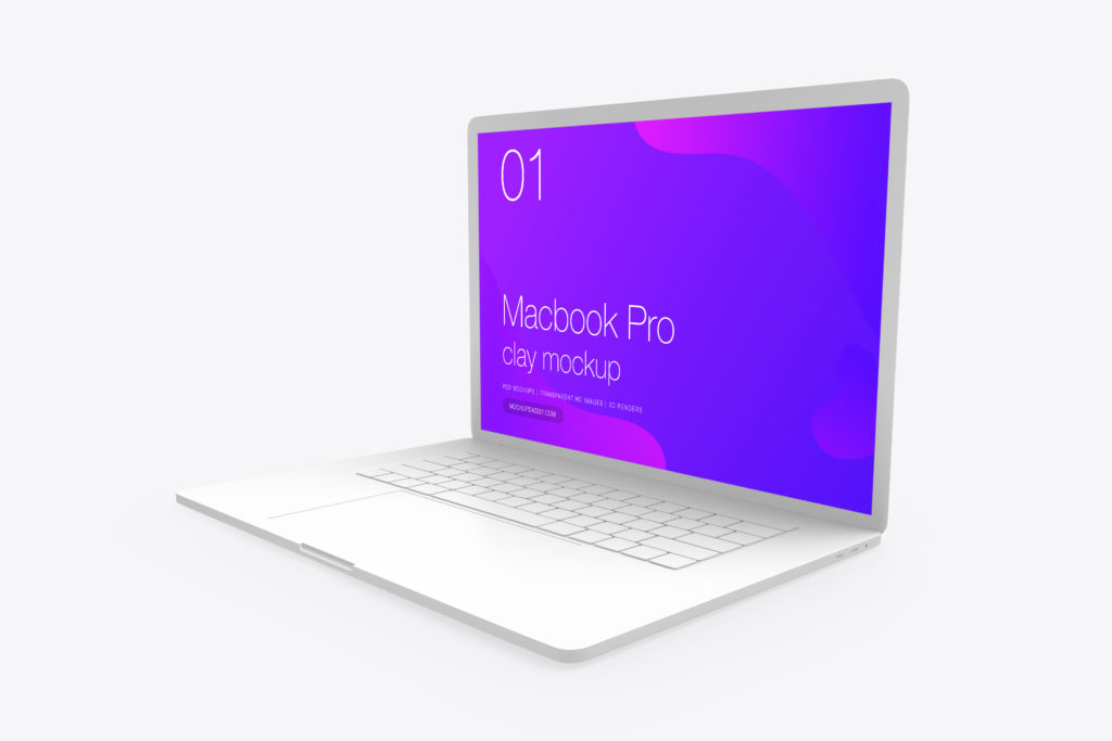 Download White MacBook Pro Mockup Free - Mockup Daddy