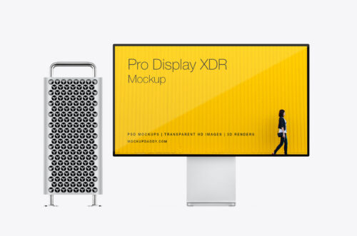 Pro Display XDR Scene Complete Mockup