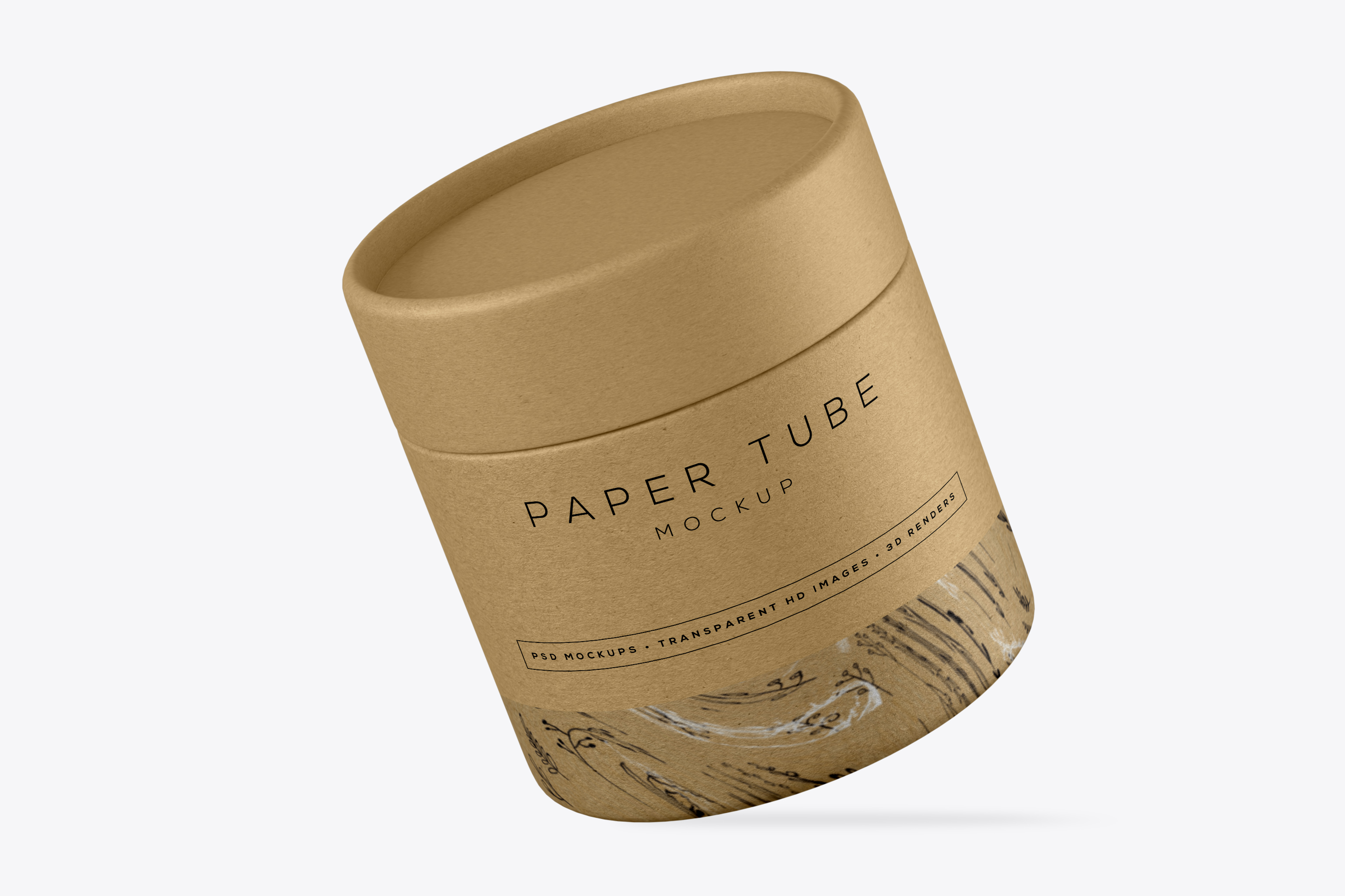 Small Paper Tube Packaging Mockup Mockup Daddy