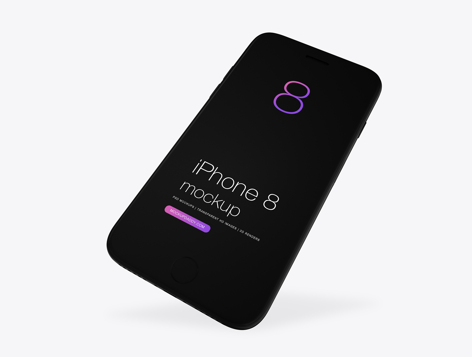 Download iPhone 8 Clay Mockup - Mockup Daddy