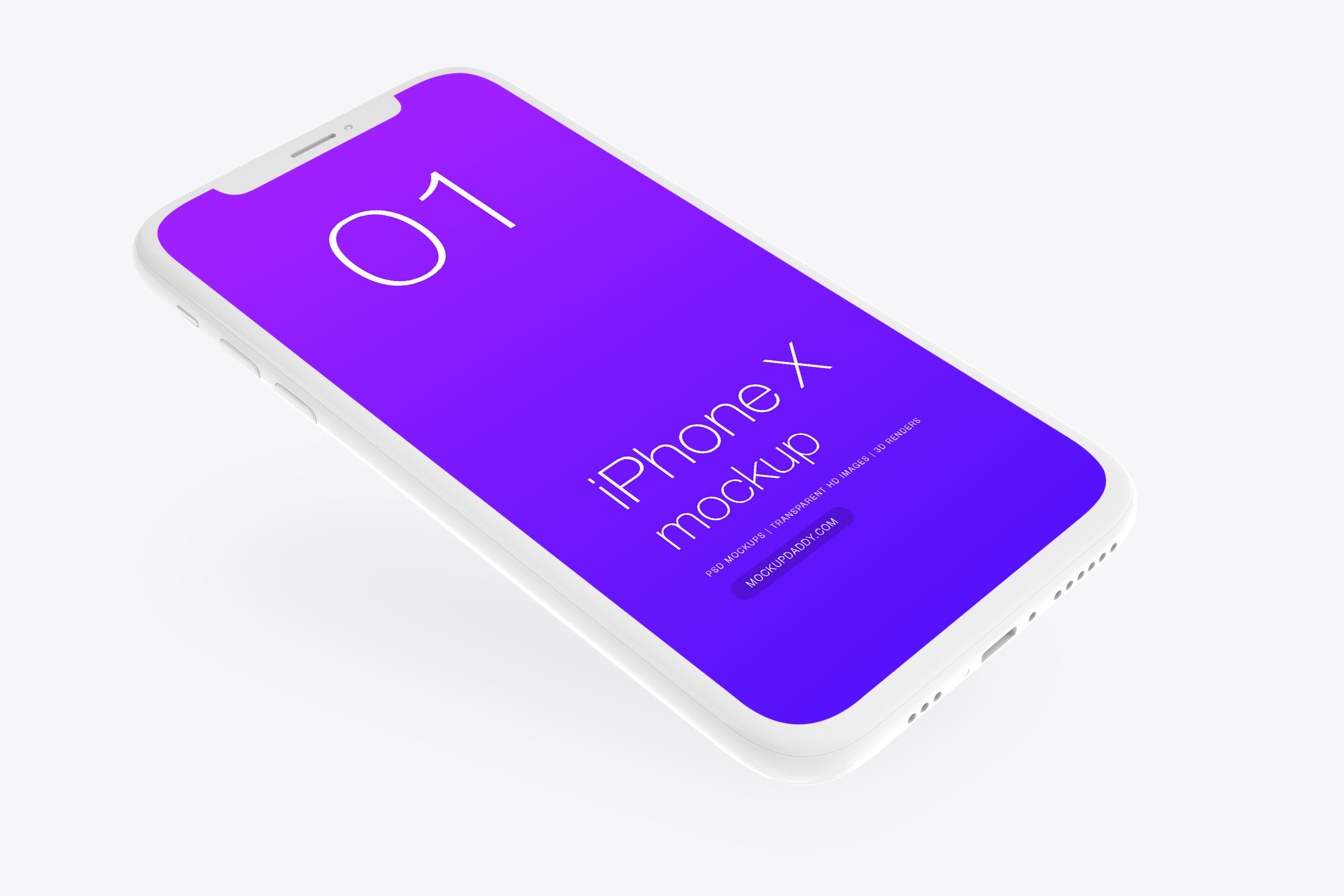 iPhone Xs Clay Mockup Mockup Daddy