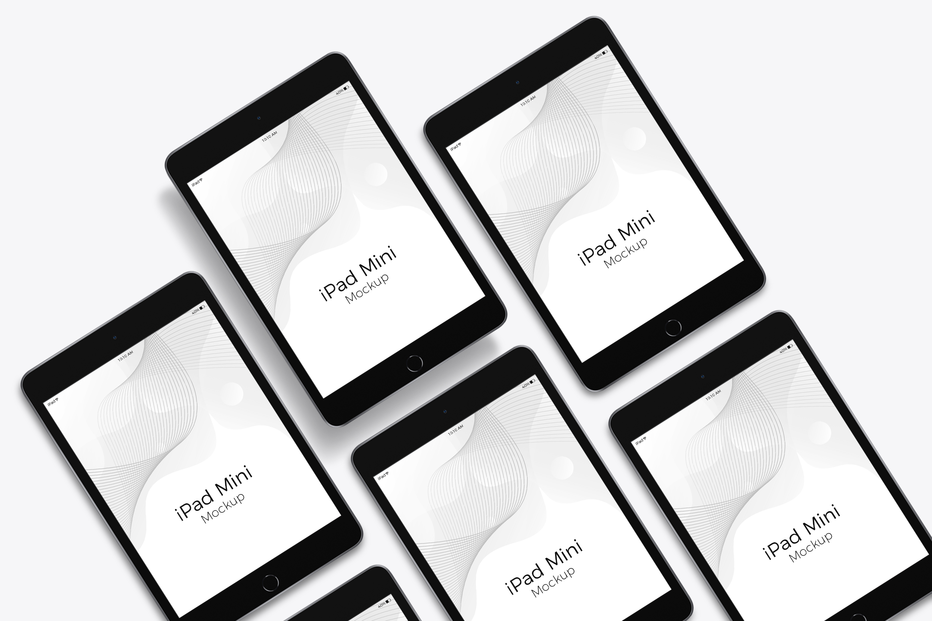 Apple iPhone 8 Isometric Psd Mockup