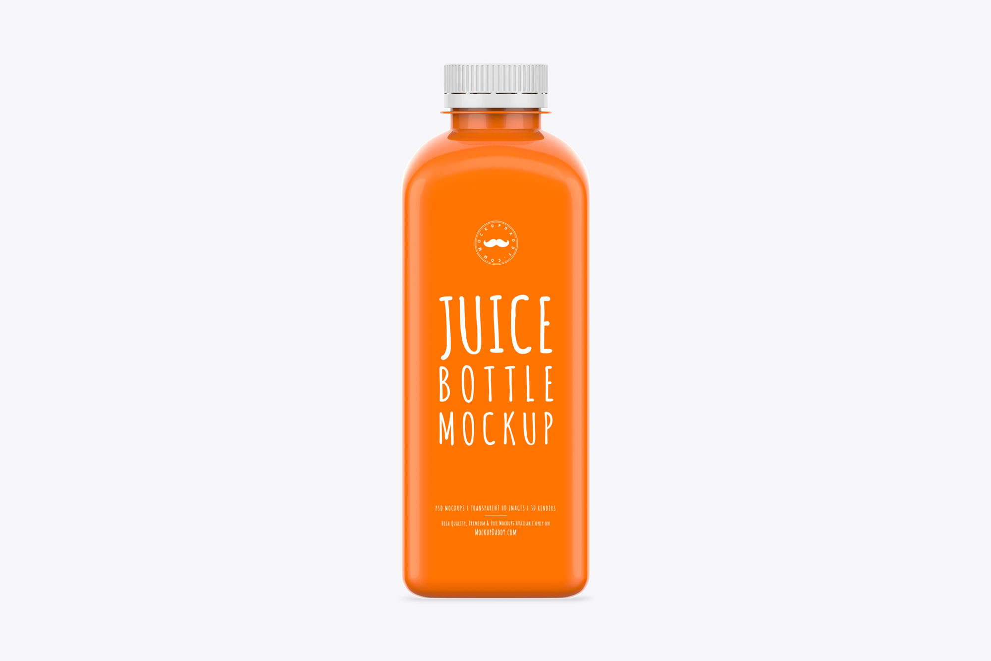 Cold Pressed Juice Bottle Mockup Front