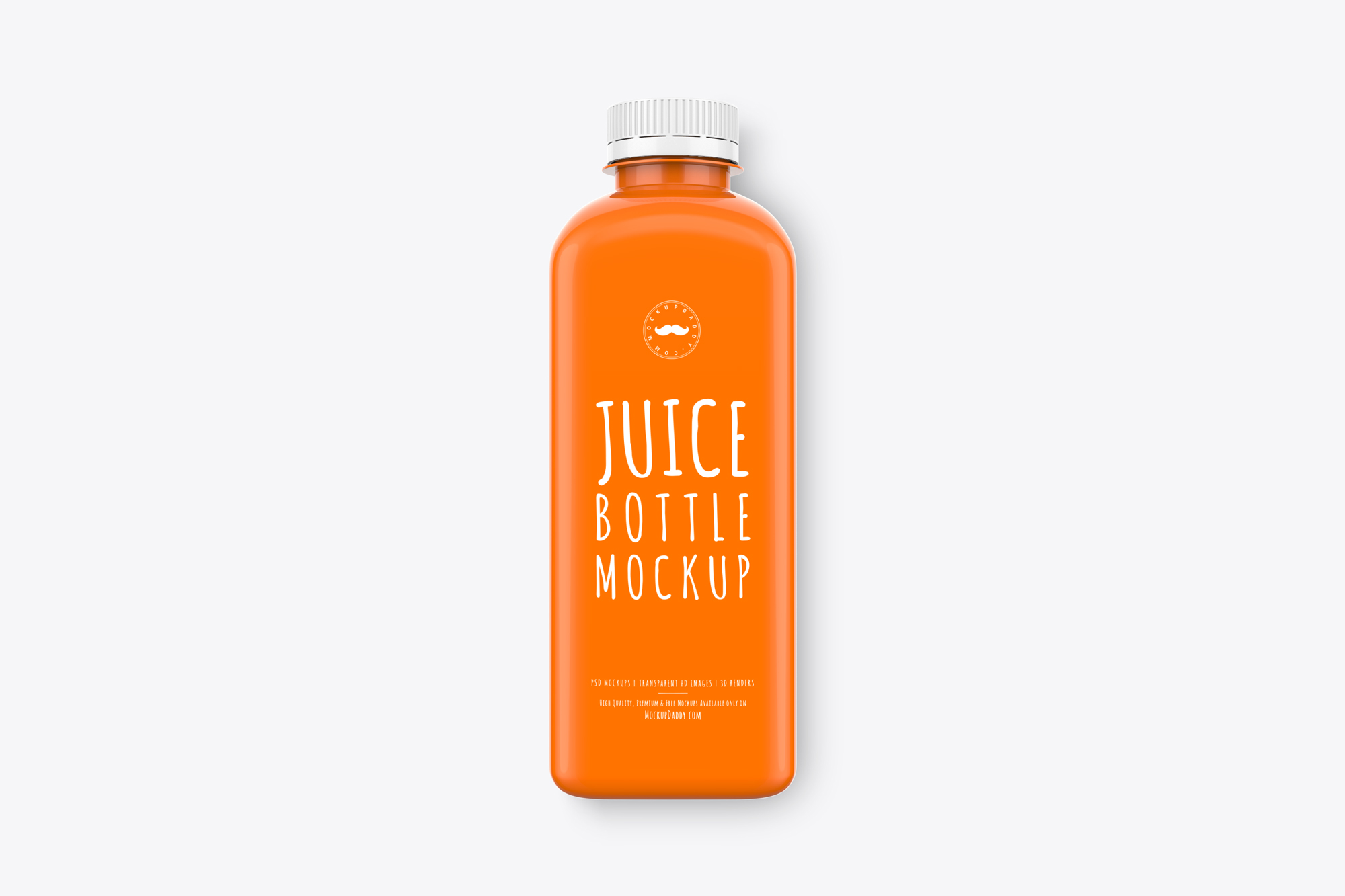 Cold Pressed Juice Bottle Mockup