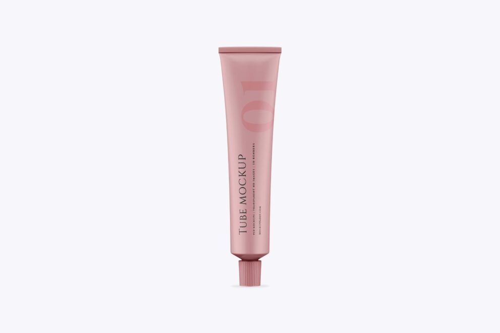 Face Cream Tube Mockup Mockup Daddy