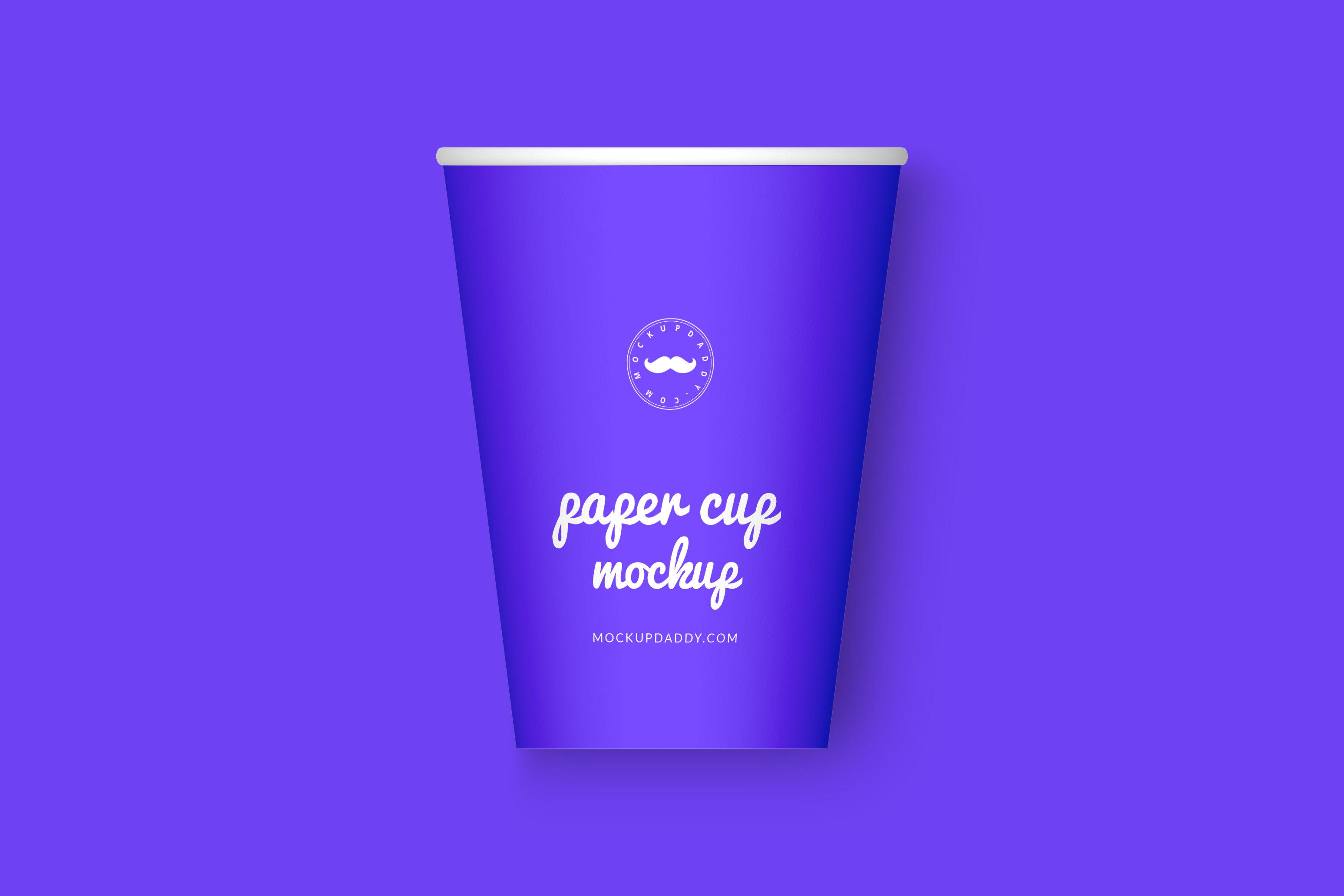 Large Paper Cup Mockup Mockup Daddy