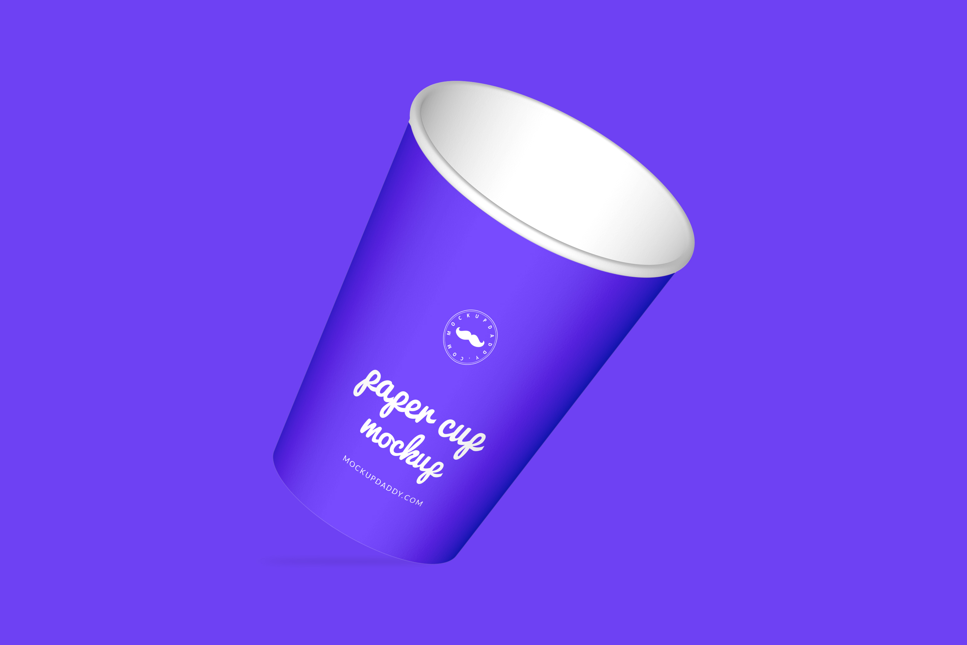 Large Paper Cup Psd Mockup