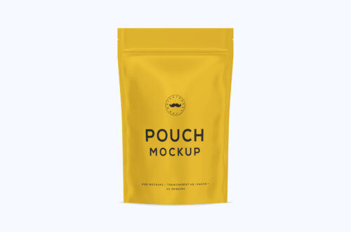 Pouch Psd Mockup Front-1
