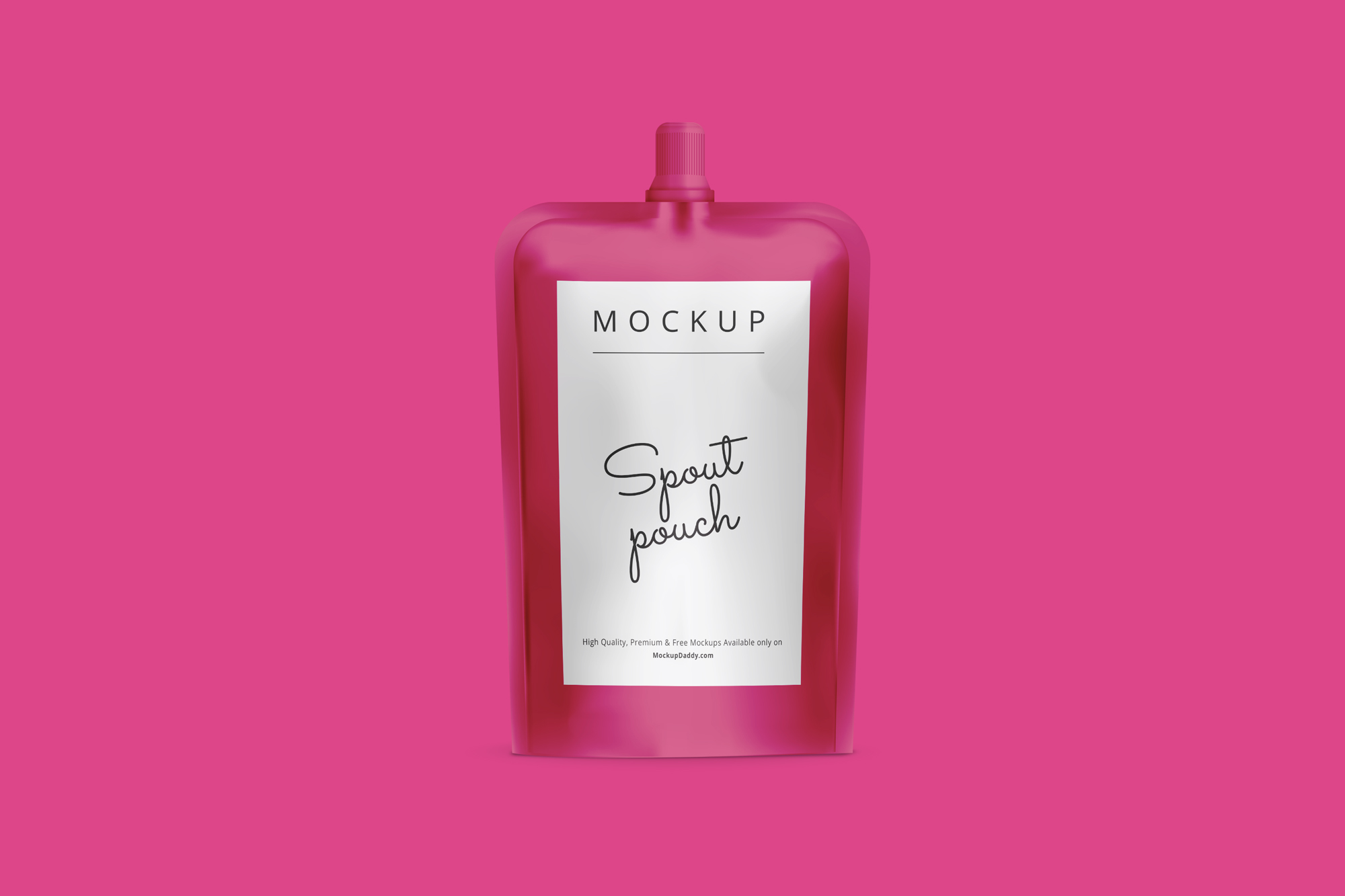 Spout Pouch Mockup Mockup Daddy