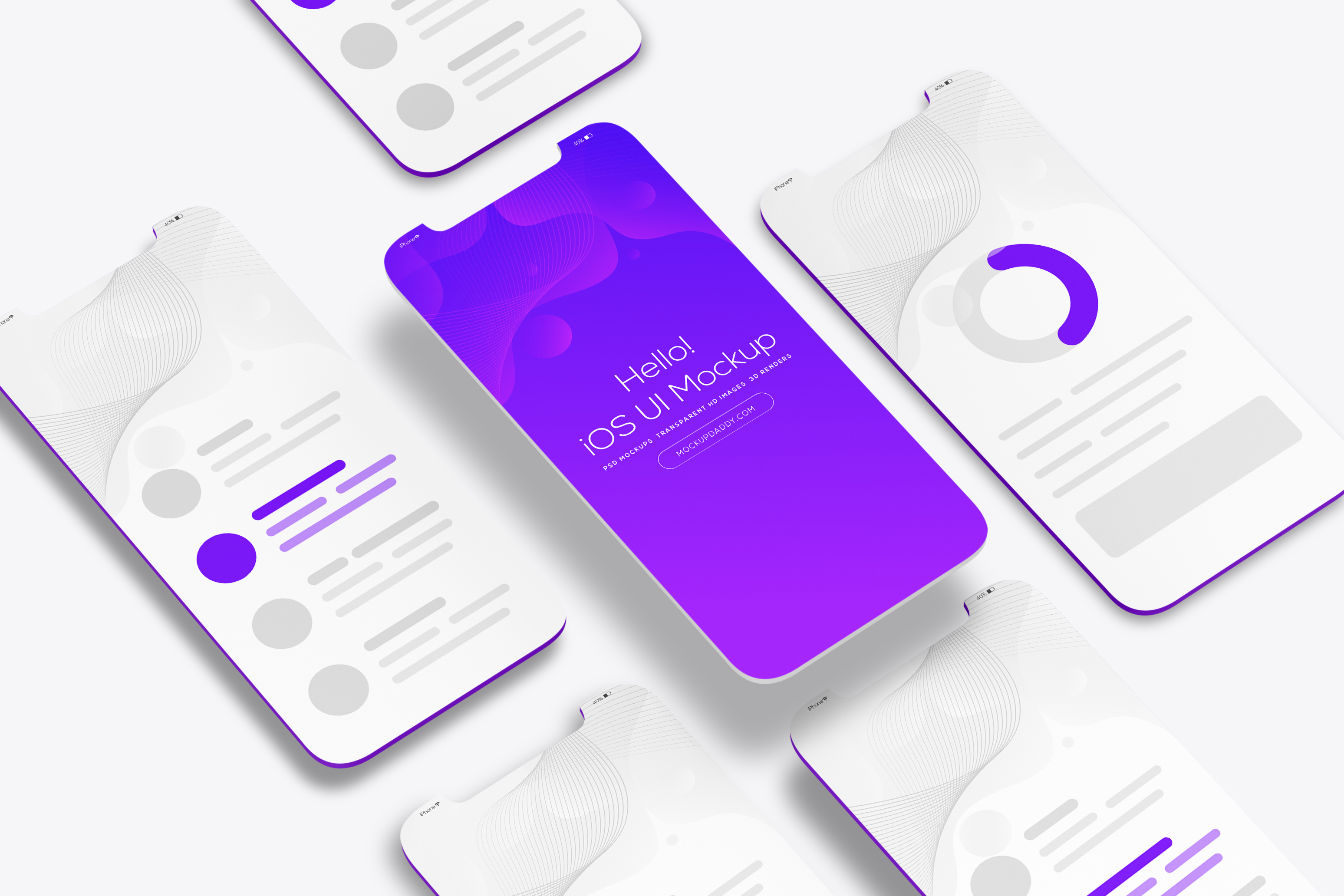 Download UI Isometric Perspective Mockup, Ui Mockup, App Mockups