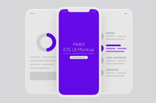 iOS App UI Mockup
