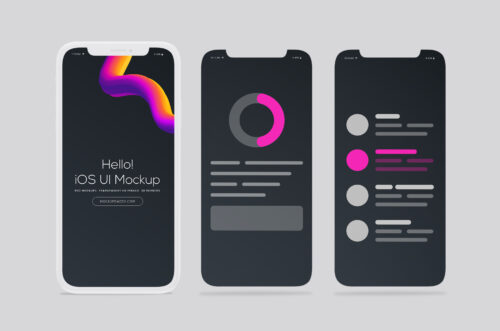 iOS UI Design Mockup