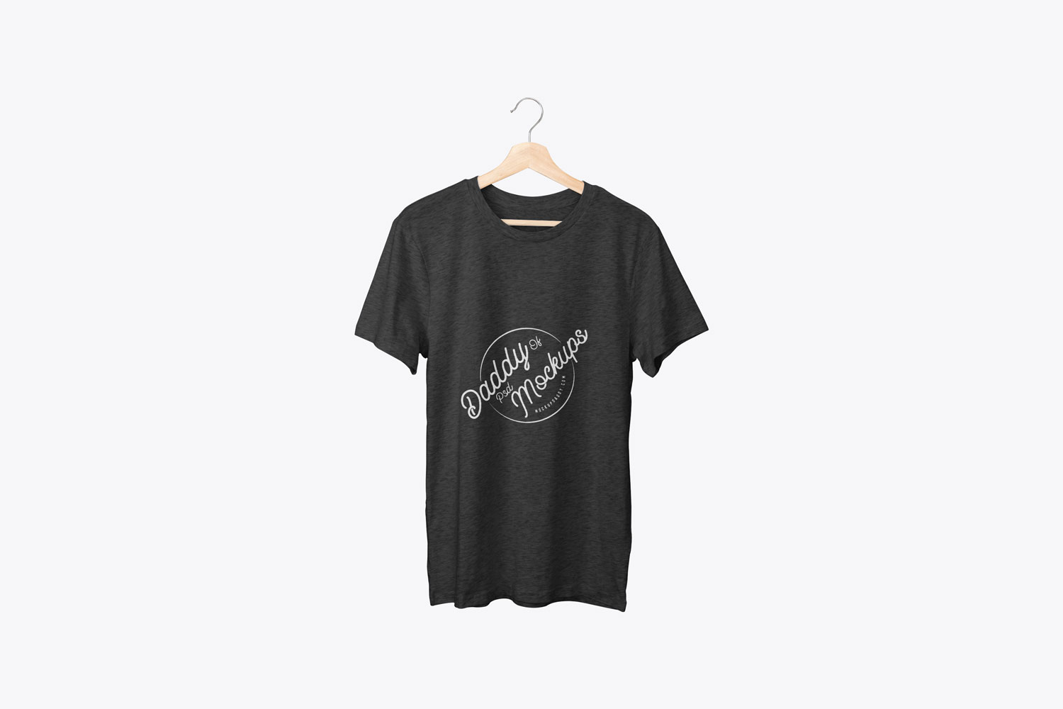 T-Shirt on Hanger Mockup - Mockup Daddy