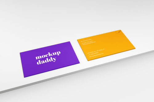 Business Card Editable Mockup