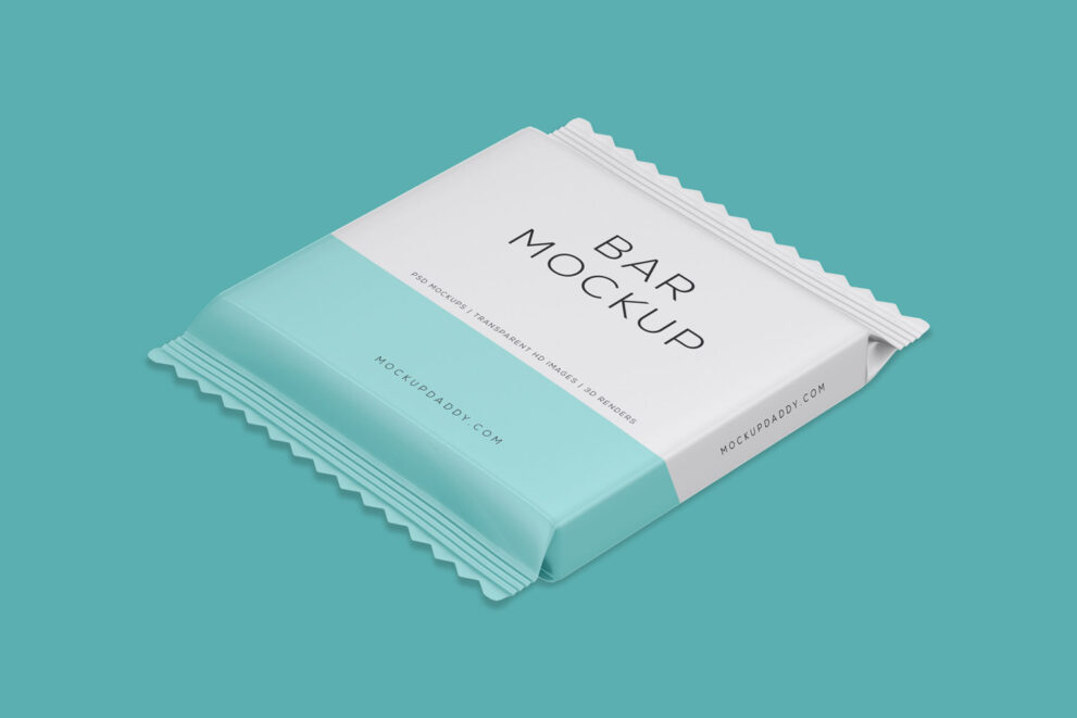 Small Chocolate Wrapper Mockup Mockup Daddy