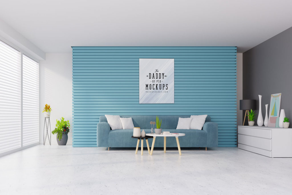 Interior Wall Painting Mockup Mockup Daddy