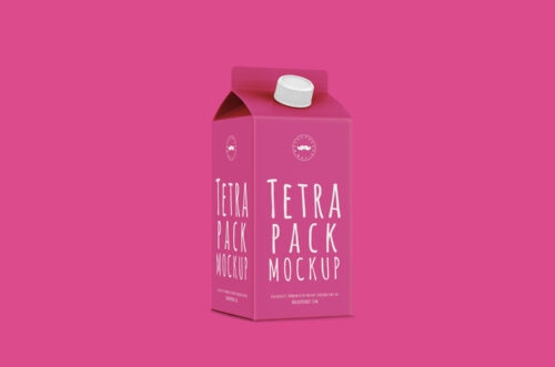 Juice Tetra Pack Mockup