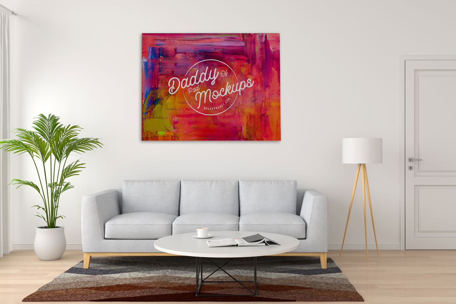 Painting Canvas Mock Up