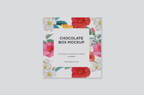Paper Chocolate Packaging Mockup