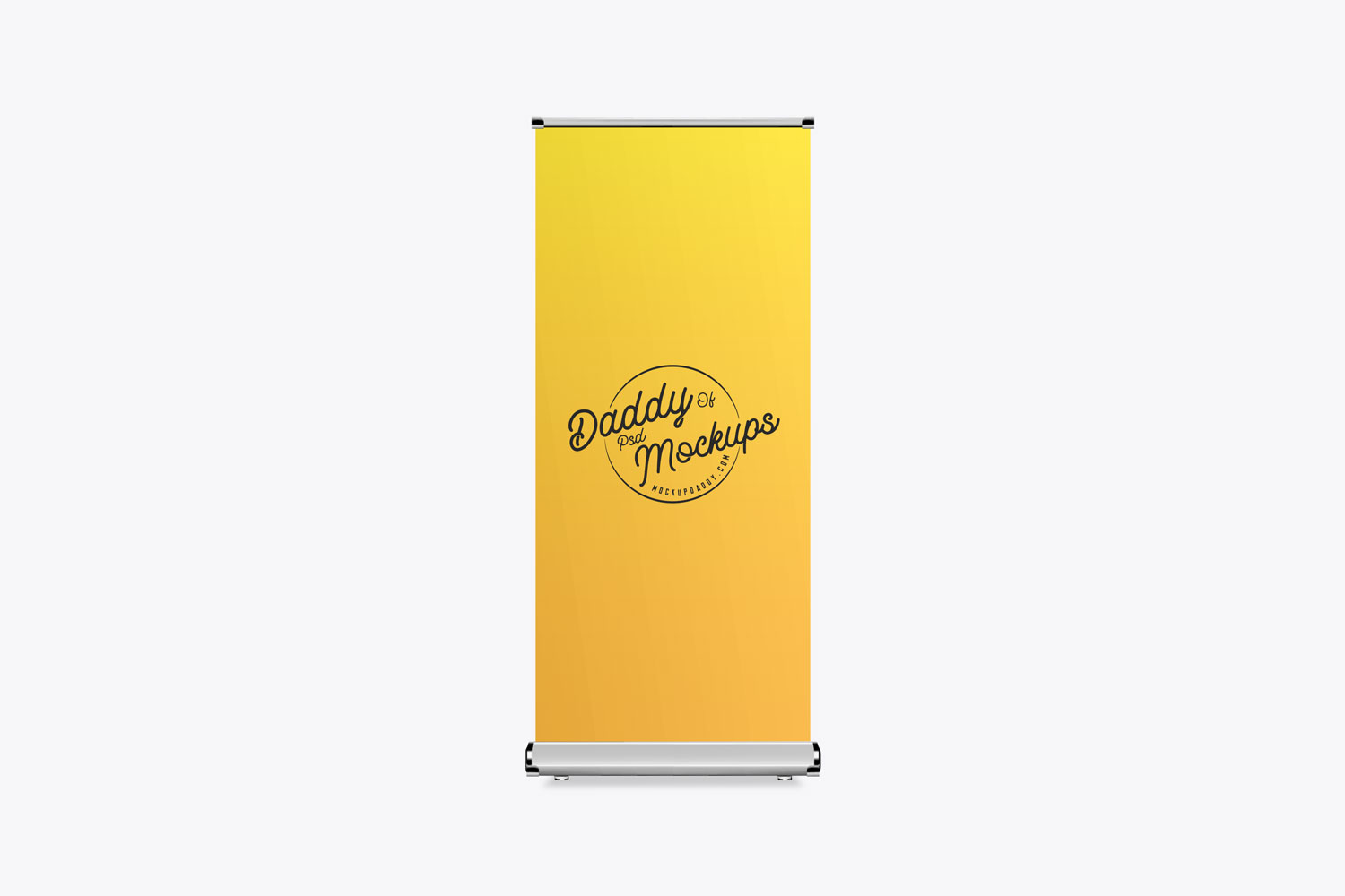 Download Roll Up Banner Mockup - Mockup Daddy