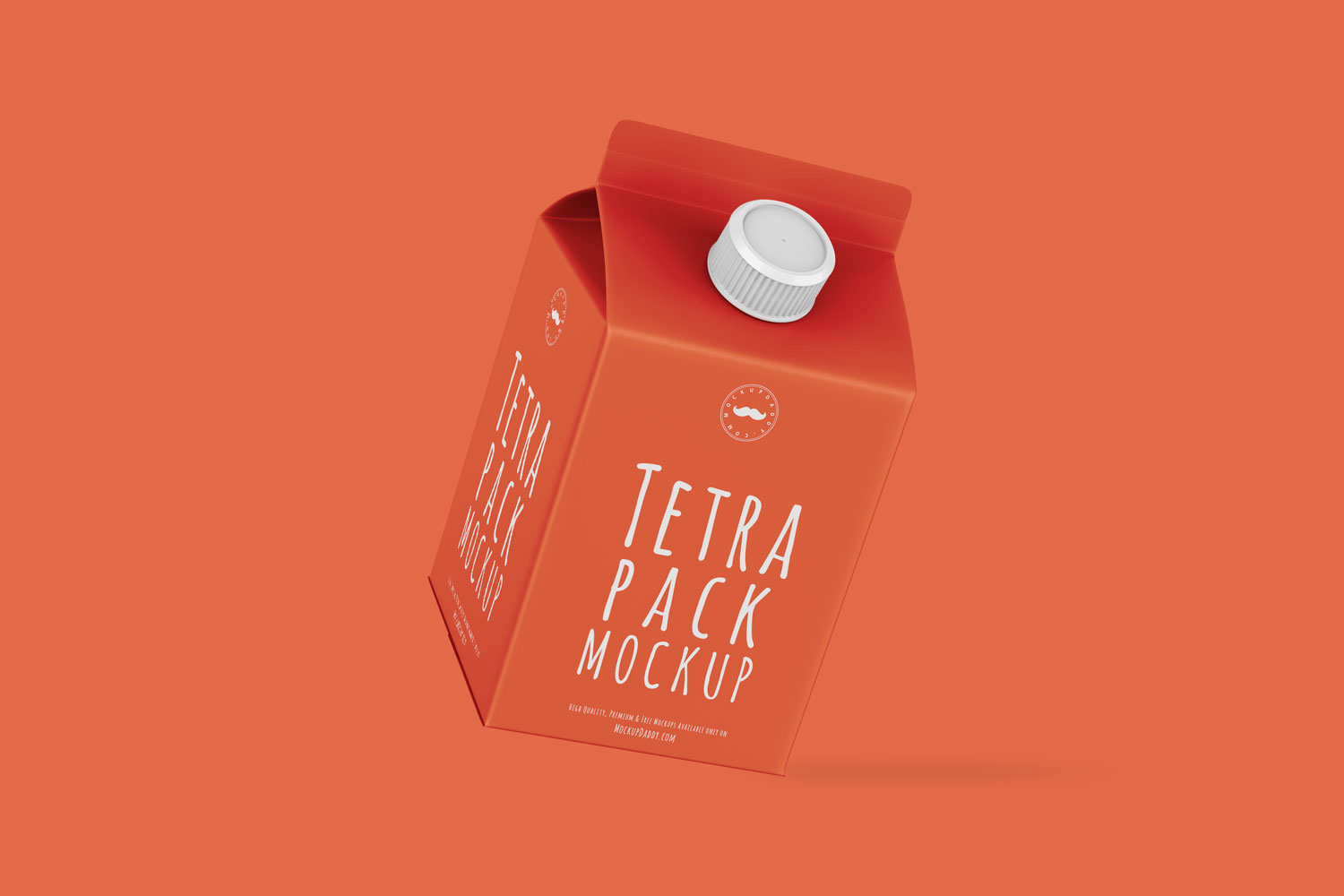 Download Small Tetra Pack Mockup - Mockup Daddy