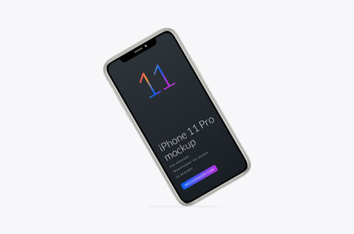 Silver-iPhone-11-pro-Mockup-Floating
